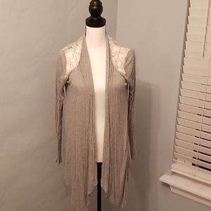 2 for $10 - Heather grey lightweight cardigan